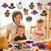 Pajean 24 Pack Halloween Craft Kits Make Your Own Halloween Craft DIY Halloween Craft Stickers Ornament DIY Arts and Crafts for Kids Classroom Activities