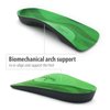 Footlogics 3/4 Length Orthotic Shoe Insoles with Arch Support for Plantar Fasciitis (Heel Pain and Heel Spurs) and Flat Feet - Casual Wear (S (Men's 6-7.5, Women's 7.5-9))