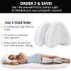 Contour Legacy Leg & Knee Foam Support Pillow - Soothing Pain Relief for Sciatica, Back, HIPS, Knees, Joints - As Seen on TV