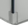 MASTERCANOPY Patio Umbrella 9 ft Replacement Canopy for 8 Ribs-Grey
