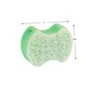 Spongeables Pedi-Scrub Foot Buffer, The Soap is in The Sponge, Contains Tea Tree Oil, Foot Exfoliating Sponge with Heel Buffer and Pedicure Oil, 20+ Washes, Green apple Scent, 2oz Sponge, 1 Count