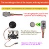 DONGKER 8M Programmable Voice Record Module,DC 5V Magnetic Control DIY Music Voice Recording Module with Speaker Can Change 3 Play Modes for Personalized Greetings Holiday Crafts Cards