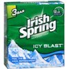 Irish Spring Deodorant Bar Soap, Icy Blast, 3.75 oz bars, 3 ea (Pack of 2)