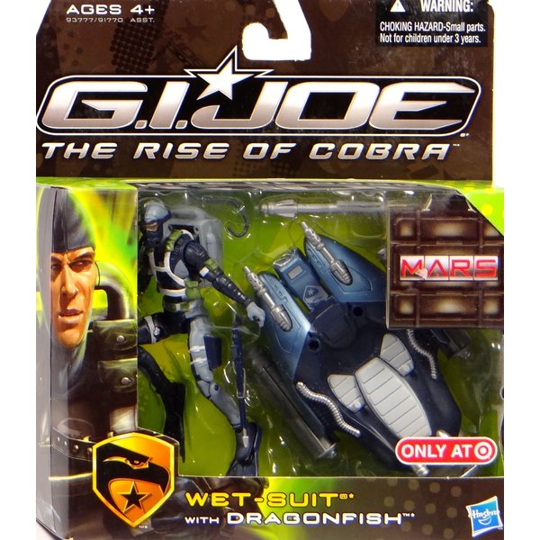 Hasbro Wetsuit with Dragonfish Exclusive Action Figure GI Joe Movie Rise of Cobra