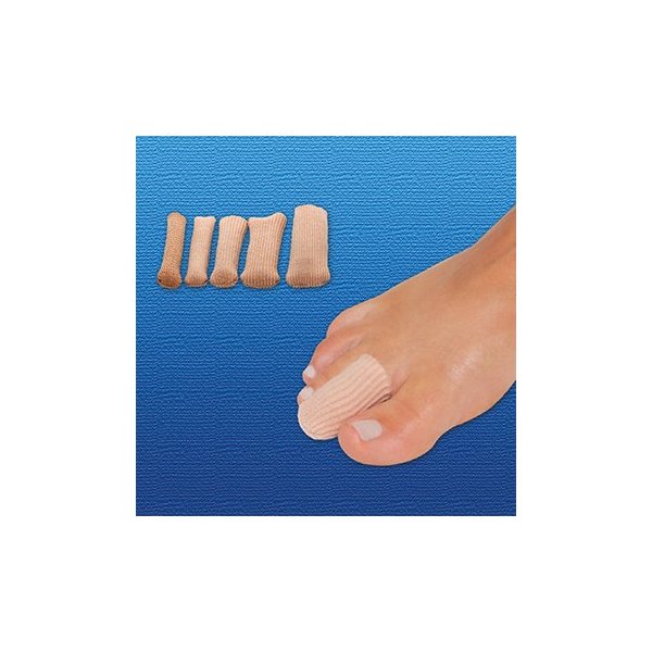 Silipos Ribbed Digital Caps- L/xl 6 Pks