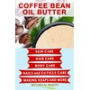 Botanical Beauty COFFEE BEAN OIL BUTTER 100% Natural VIRGIN RAW UNREFINED 4 Fl.oz.- 120 ml. Coffee Bean Essential Oil in Shea Nut Butter for FACE, SKIN, BODY, HAIR, NAILS.