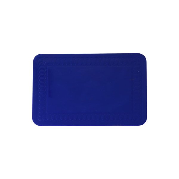 SP Ableware 753732502 Tenura 100 Percent Silicone Non-Slip Table Mat, 10" Length x 7" Width, Blue