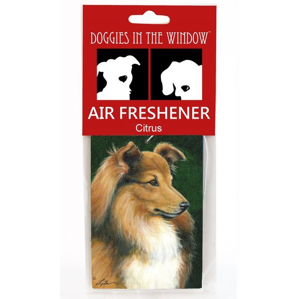 Doggies in the Window Sheltie Air Freshener, Citrus