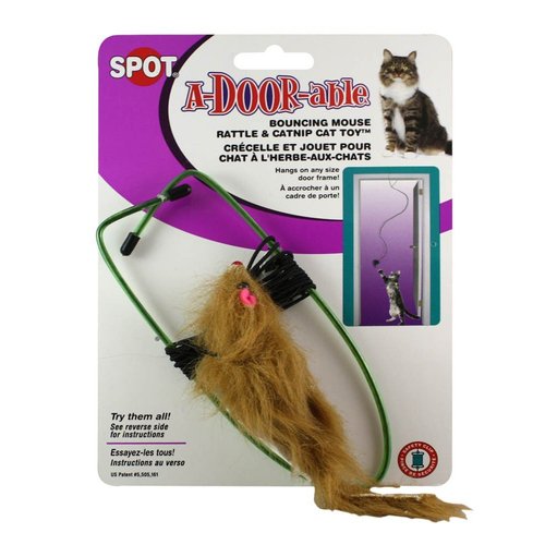 Ethical - Spot A-Dorable Bouncing Mouse Fur Cat Toy