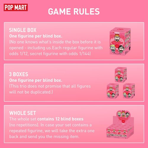 POP MART Crybaby x Powerpuff Girls Series Figures, Crybaby Blind Box Figures, Random Design Action Figures Collectible Toys Home Decorations, Holiday Birthday Gifts for Girls and Boys, Single Box