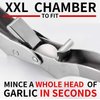 Premium Garlic Press, Stainless Steel, Easy to Clean Garlic Mincer, Durable Construction and Rust Proof