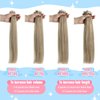 Sunny Tape in Hair Extensions Human Hair Brown Hair Extensions Tape in Chocolate Brown Tape in Hair Extensions for Women 4 Brown 20pcs 50g 16inch