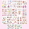 Ooopsi Ice Cream Temporary Tattoos for Kids 180PCS - Ice Cream, Lollies, Cookie, Cake Tattoo Stickers - Sweet Summer Tattoos Sticker for Girl Birthday Party Decorations Supplies Favors(17 Sheets)