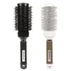 Kertiberif Round Brush for Blow Drying 2PCS, Boar Bristle Round Hair Brush, Thermal Ceramic & Ionic Tech Round Barrel Brush for Styling, Curling and Straightening & Add Volume (1.7 Inch)