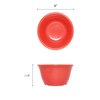 TrueCraftware- 7 oz Bouillon Cup Orange Color Melamine Set of 12- Dishwasher Safe Break-Resistant Reusable Bowls Serving Soup Bowl Broth Cups Soup Bowls Ice Cream Dipping Sauce