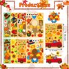 Thanksgiving Stickers for Kids 40 Sheets Make a Turkey Face Stickers Thanksgiving Party Games Favors Supplies Turkey Games Crafts Stickers Autumn Fall Stickers Thanksgiving Decorations Teacher Reward