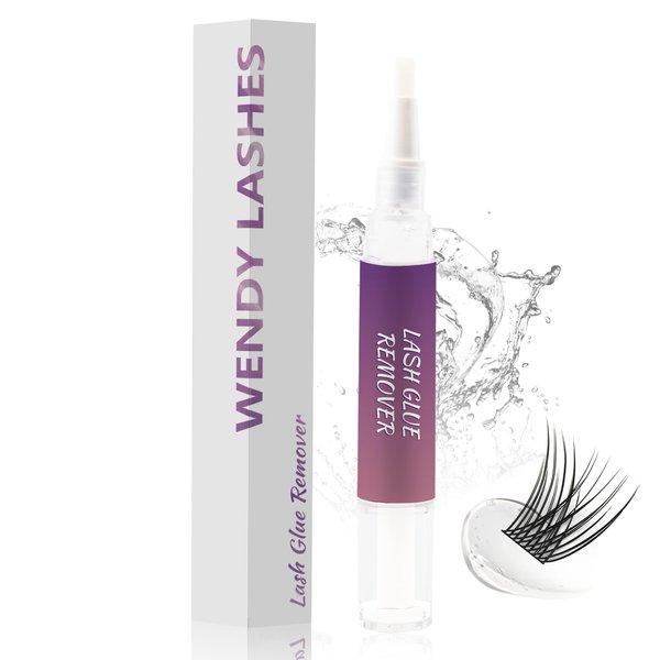 Lash Remover Cluster Lash Remover Low-Irritating DIY Eyelash Extension Remover Gentle and Mild Lash Self Adhesive Eyelashes Remover Glue Lash Remover for Individual Eyelash Clusters(Remover Pen 5ml)