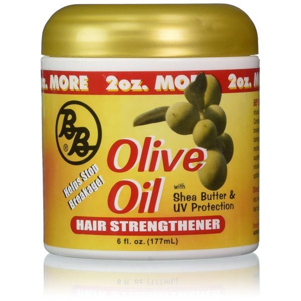 Bronner Brothers Olive Oil Hair Strengthener, 6 Ounce