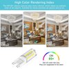 winshine G9 LED Bulb T4 Chandelier Light Bulbs 5000K Daylight, 4W (40W Halogen Replacement) G9 Bi Pin Ceramic Base, 120V AC 360°Beam Angle for, Barthroom Lamp, Crystal Wall Lamp Not-Dimmable 6 Pack