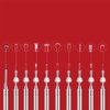 Jiusion 9PCS Earpick Spoon, Accessories for 3.5mm Diameter Otoscope - Metal Ear Spoon, Spiral Ear Pick for Adults Children