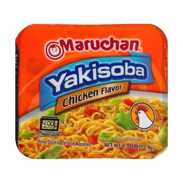 Maruchan Yakisoba Chicken Flavor Noodles, 4 Oz. (Pack of 3)