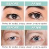 Eyelid Tape,Double Eyelid Strips,Droopy Eyelid Lifter,Self-Adhesive Eye Tapes Fiber for Droopy Mono-eyelids,480 Eyelid Tape 5ML Eyelid Cream Fork Rods & Tweezers