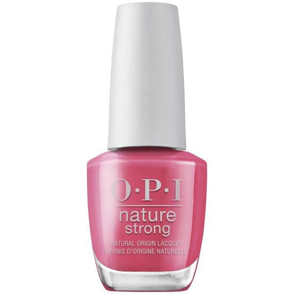 OPI Nature Strong Natural Origin Nail Polish | Opaque Bright Red & Orange Crème Eco-Friendly Nail Polish | Plant Based, Vegan, Cruelty Free