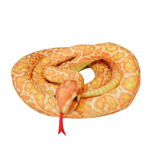 ZCPACE Giant Snake Plush Toy Stuffed Animal Python Snake Pillow Doll Toys Fake Snake Home Halloween Decorations 78Inch (Multiple Colour A)…