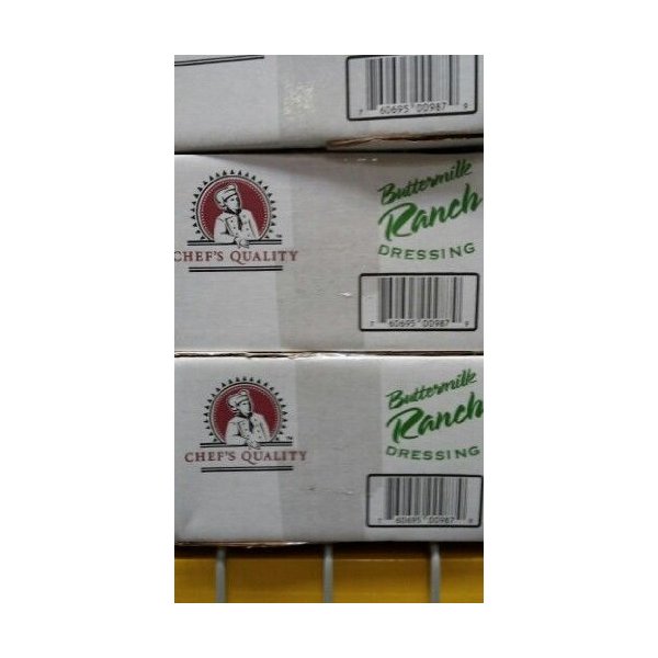 Chef's Quality Buttermilk Ranch Dressing 1.5 Oz. (120 Pack)