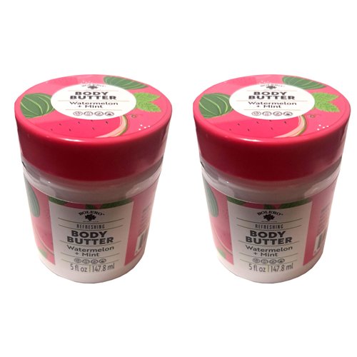 Refreshing Body Butter - Watermelon & Mint 5fl oz./147.8ml (Set of 2 Pack)