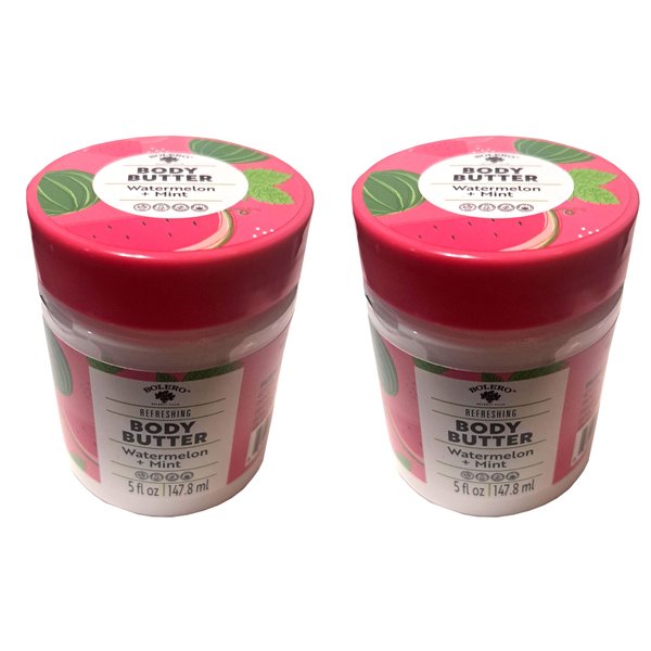 Refreshing Body Butter - Watermelon & Mint 5fl oz./147.8ml (Set of 2 Pack)