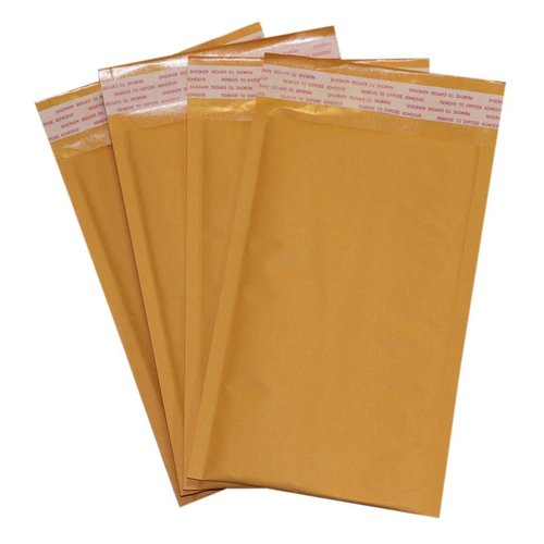 50 Pack of 4x8#000 Kraft Bubble Mailers Self Sealing “Peel and Seal” by Secure Seal 4” x 8” Padded Shipping Envelopes
