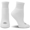 Doctor's Choice Women's Diabetic Socks, Non-Binding, Circulatory, Cushioned, Ankle Socks for Swollen Feet, 4 Pack, White, Shoe Size 6-10, Diabetic Socks for Women Size 9-11