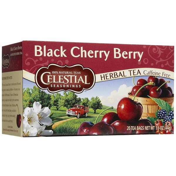 Celestial Seasonings Black Cherry Berry Tea Bags - 20 ct - 6 pk