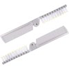 2 Piece Folding Hair Brush Set, Portable Travel-Friendly Comb – Small, Foldable for Purses – Mini Pocket Brush for Women and Girls – Anti-Static Double-Sided Compact Hair Comb