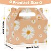 12 Pcs Daisy Flower Treat Boxes Party Supplies Hippie Daisy Flower Summer Party Favors Goodie Gift Boxes for Girls Birthday Baby Shower Wedding Party Decorations Retro Hippie Boho Treat Candy Box Home