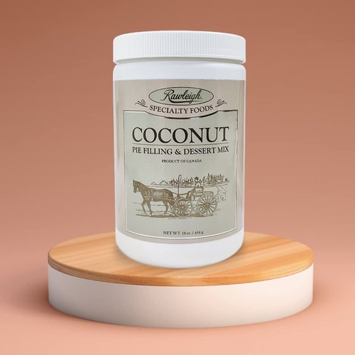 Rawleigh Coconut Pie Filling & Dessert Mix: 16 oz (Pack of 1) Coconut Pie Mix, Coconut Dessert Pie, Coconut Instant Pie, Coconut Dessert, Coconut Instant Dessert, Coco Pie