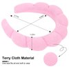 ACO-UINT 3 Pack Spa Headbands for Washing Face, Skincare Headbands Makeup Headband Sponge Face Wash Headband, Terry Cloth Headbands Puffy Hair Band for Washing Face