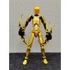 T13 (Assembly Completed) 3D Printed Action Figure,Dummy 13 Robot Action Figure, T13 Collectible Action Figure Articulated, for Collectors Desktop Decorations, muñeco de acción (Gold Black)