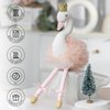 Mikee Fluffie Plush Toy Stuffed Animals Ballet Swan for Girls 12in Tall,Valentines Day Plushies Easter Stuffed Animals for Kids
