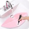 PINKZIO Silicon Cleaning Mat, Cosmetic Makeup Brush, Baby Pink, 1 Count
