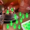 CroBlissful 50 Pcs Mini Alien Figures Glow in The Dark Small Aliens Figurine for Halloween Party Favors Prank Alien Figure Rubber Tiny Aliens Figurines for Halloween Space Party Goodie Bag Filler