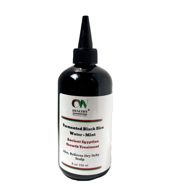 Fermented Black Rice water is known to cause quick and extreme hair growth that a person hasn't previously experienced. Black Rice water has been considered the most nutrient rich.