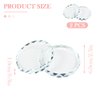 UPIQNG Nail Art Palette Glass Color Mixing Palette Clear Gel Polish Palette False Eyelash Glue Holder Concealer Mixing Makeup Palette Nail Polish Tray DIY Tool
