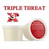 Triple Threat Body Butter 14 oz. - Blend of Shea, Mango & Coconut Oil - 100% Pure Natural Raw Unrefined Moisturizer For Dry Skin, Face And Hair. Great For Lip Balm and Soap Making