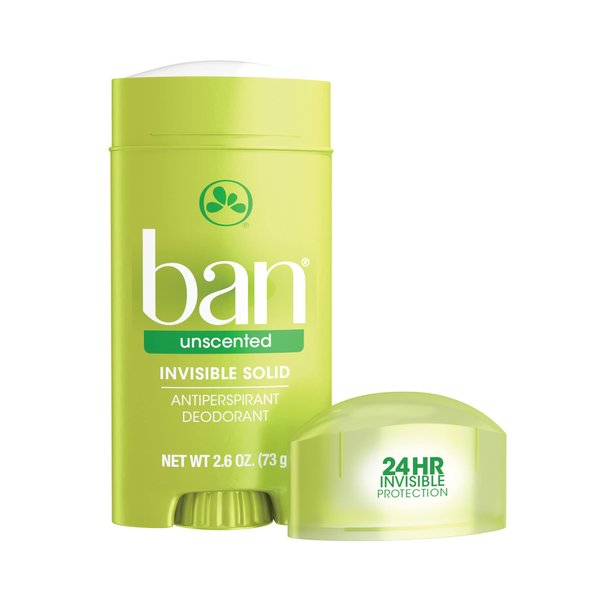 Ban Fresh Cotton 24-hour Invisible Antiperspirant, Roll-on Deodorant for Women and Men, Underarm Wetness Protection, with Odor-fighting Ingredients, 2.6 Ounce (Pack of 1)