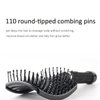 PERFEHAIR Curved Vented Hair Brush 2-Pack - Ergonomic Detangling and Massage Blow Dry Brush for Thick Hair, Vented Hairbrush for Women & Men