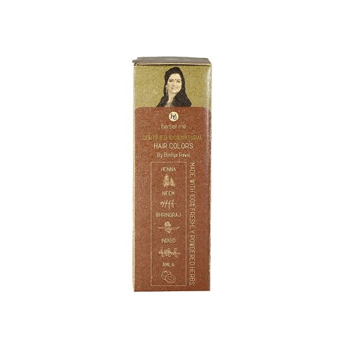 HM Herbal Me - Light Brown Henna Hair Color 200g,Certified 100% Natural by Ecocert Greenlife (France)