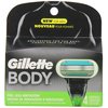 Gillette Body Men's Razor Blade Refills, 4 Count, Mens Razors / Blades