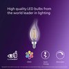 Philips LED Ultra Definition Flicker-Free Dimmable, Eye Comfort Technology, Daylight 5000K BA11 Clear Glass Light Bulb, 500 Lumen, 5W=60W, E12 Base, Title 20 Certified, 3-Pack (564898)